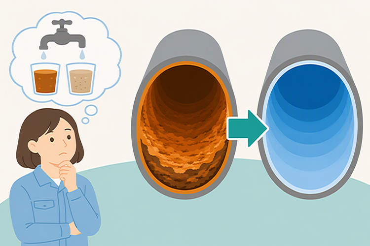 赤水・濁水が発生したらすぐ管交換？ まず確認したい原因と対策